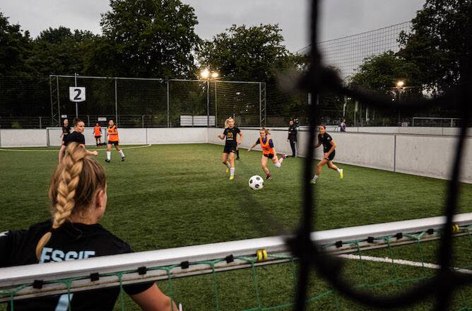 Intensief voetbal