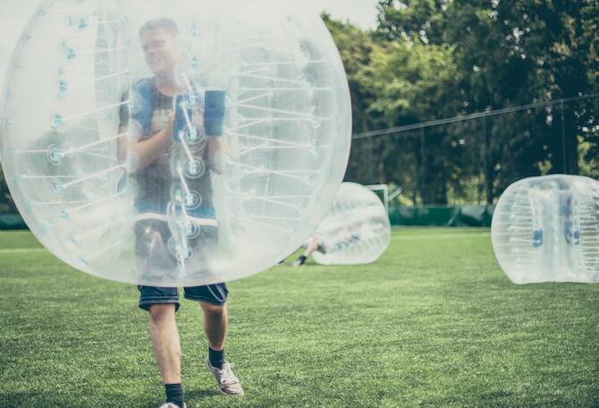 bubbelvoetbal footy park